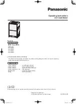 Panasonic U-8MF3R7 Operating Instructions Manual preview