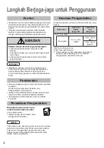 Preview for 8 page of Panasonic U-8MS3H7 Operating Instructions Manual