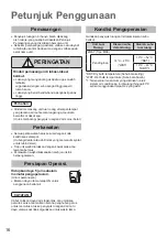 Preview for 16 page of Panasonic U-8MS3H7 Operating Instructions Manual