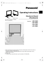Panasonic UB-5335 Operating Instructions Manual preview