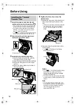 Предварительный просмотр 18 страницы Panasonic UB-5335 Operating Instructions Manual