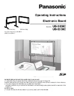 Panasonic UB-5338C Operating Instructions Manual preview