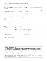 Preview for 2 page of Panasonic UB-5338C Operating Instructions Manual