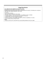 Preview for 4 page of Panasonic UB-5338C Operating Instructions Manual