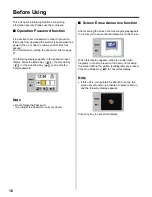 Preview for 16 page of Panasonic UB-5338C Operating Instructions Manual