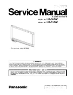 Panasonic UB-5338C Service Manual preview