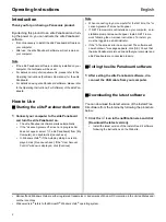 Preview for 2 page of Panasonic UE-608050 Operating Instructions Manual