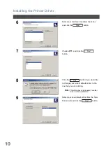 Preview for 10 page of Panasonic UF 4000 - Laser Fax B/W Software Instruction Manual