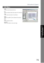 Preview for 75 page of Panasonic UF 4000 - Laser Fax B/W Software Instruction Manual