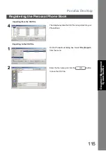 Preview for 115 page of Panasonic UF 4000 - Laser Fax B/W Software Instruction Manual