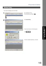 Preview for 143 page of Panasonic UF 4000 - Laser Fax B/W Software Instruction Manual