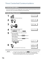 Предварительный просмотр 76 страницы Panasonic UF-4500 Operating Instructions Manual