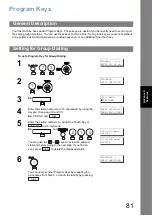 Предварительный просмотр 81 страницы Panasonic UF-4500 Operating Instructions Manual