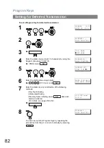 Предварительный просмотр 82 страницы Panasonic UF-4500 Operating Instructions Manual