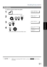 Preview for 61 page of Panasonic UF-5950 - Panafax - Fax Operating Instructions Manual