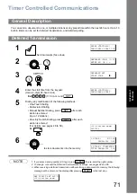 Preview for 71 page of Panasonic UF-5950 - Panafax - Fax Operating Instructions Manual