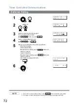 Preview for 72 page of Panasonic UF-5950 - Panafax - Fax Operating Instructions Manual