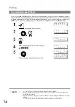 Preview for 74 page of Panasonic UF-5950 - Panafax - Fax Operating Instructions Manual