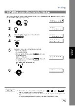 Preview for 75 page of Panasonic UF-5950 - Panafax - Fax Operating Instructions Manual