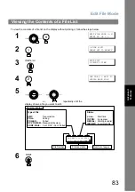 Предварительный просмотр 83 страницы Panasonic UF-5950 - Panafax - Fax Operating Instructions Manual