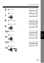 Preview for 73 page of Panasonic UF-6300 Operating Instructions Manual