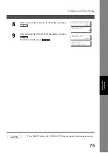 Preview for 75 page of Panasonic UF-6300 Operating Instructions Manual