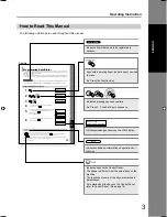 Preview for 3 page of Panasonic UF-7200 Operating Instructions Manual