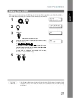 Предварительный просмотр 27 страницы Panasonic UF-780/790 Operating Instructions Manual