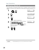 Предварительный просмотр 28 страницы Panasonic UF-780/790 Operating Instructions Manual