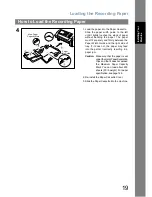 Preview for 19 page of Panasonic UF-780 - Panafax B/W Laser Operating Instructions Manual