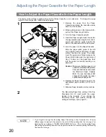 Preview for 20 page of Panasonic UF-780 - Panafax B/W Laser Operating Instructions Manual