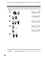 Preview for 24 page of Panasonic UF-780 - Panafax B/W Laser Operating Instructions Manual