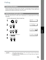 Preview for 73 page of Panasonic UF-780 - Panafax B/W Laser Operating Instructions Manual