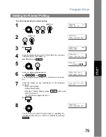 Preview for 79 page of Panasonic UF-780 - Panafax B/W Laser Operating Instructions Manual