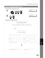 Preview for 127 page of Panasonic UF-780 - Panafax B/W Laser Operating Instructions Manual