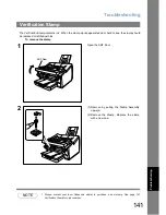 Preview for 141 page of Panasonic UF-780 - Panafax B/W Laser Operating Instructions Manual