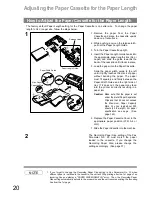 Предварительный просмотр 20 страницы Panasonic UF-790 Operating Instructions Manual