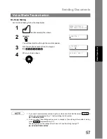 Предварительный просмотр 57 страницы Panasonic UF-790 Operating Instructions Manual