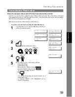 Предварительный просмотр 59 страницы Panasonic UF-790 Operating Instructions Manual