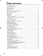 Preview for 4 page of Panasonic UF 8200 - Panafax - Multifunction Operating Instructions Manual