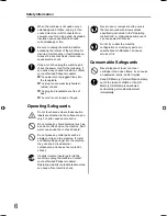 Preview for 6 page of Panasonic UF 8200 - Panafax - Multifunction Operating Instructions Manual