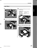 Preview for 21 page of Panasonic UF 8200 - Panafax - Multifunction Operating Instructions Manual