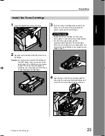 Preview for 23 page of Panasonic UF 8200 - Panafax - Multifunction Operating Instructions Manual