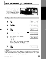 Preview for 29 page of Panasonic UF 8200 - Panafax - Multifunction Operating Instructions Manual