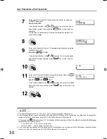 Preview for 30 page of Panasonic UF 8200 - Panafax - Multifunction Operating Instructions Manual