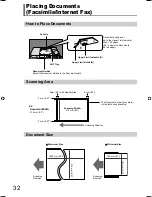 Preview for 32 page of Panasonic UF 8200 - Panafax - Multifunction Operating Instructions Manual