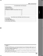 Preview for 37 page of Panasonic UF 8200 - Panafax - Multifunction Operating Instructions Manual