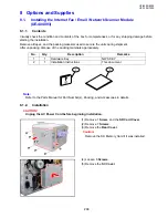 Предварительный просмотр 208 страницы Panasonic UF 8200 - Panafax - Multifunction Service Manual