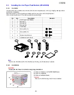 Предварительный просмотр 213 страницы Panasonic UF 8200 - Panafax - Multifunction Service Manual