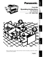 Panasonic UF-890/990 Operating Instructions Manual предпросмотр